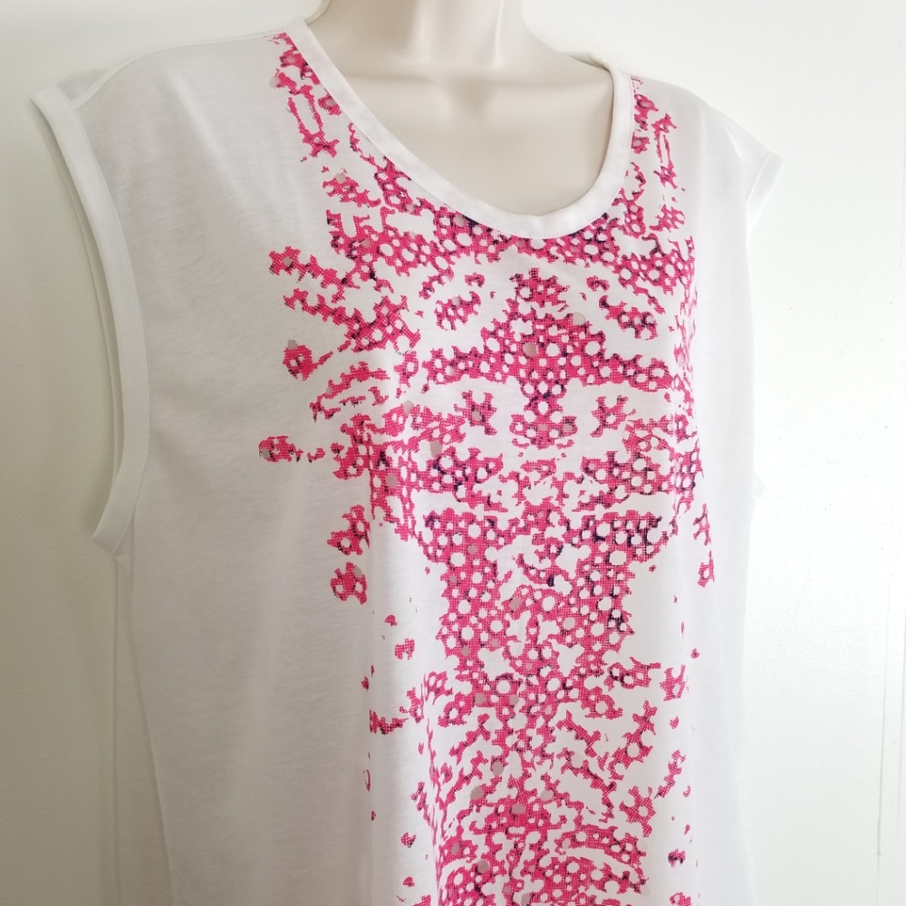 Balenciaga Yellow Cherry Blossom T 's Tunic 40/L - Picture 3 of 4